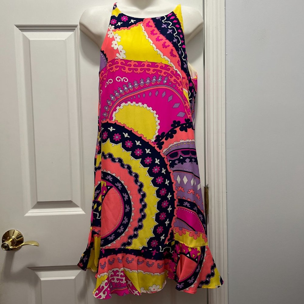 Alice and Trixie size small 100% silk spaghetti strap dress